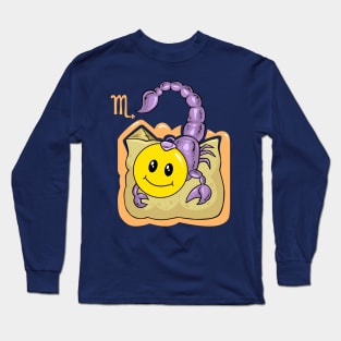 Smiley Scorpio Long Sleeve T-Shirt